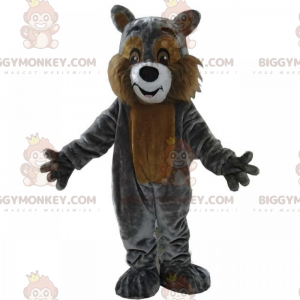 Graues und braunes Eichhörnchen BIGGYMONKEY™ Maskottchenkostüm