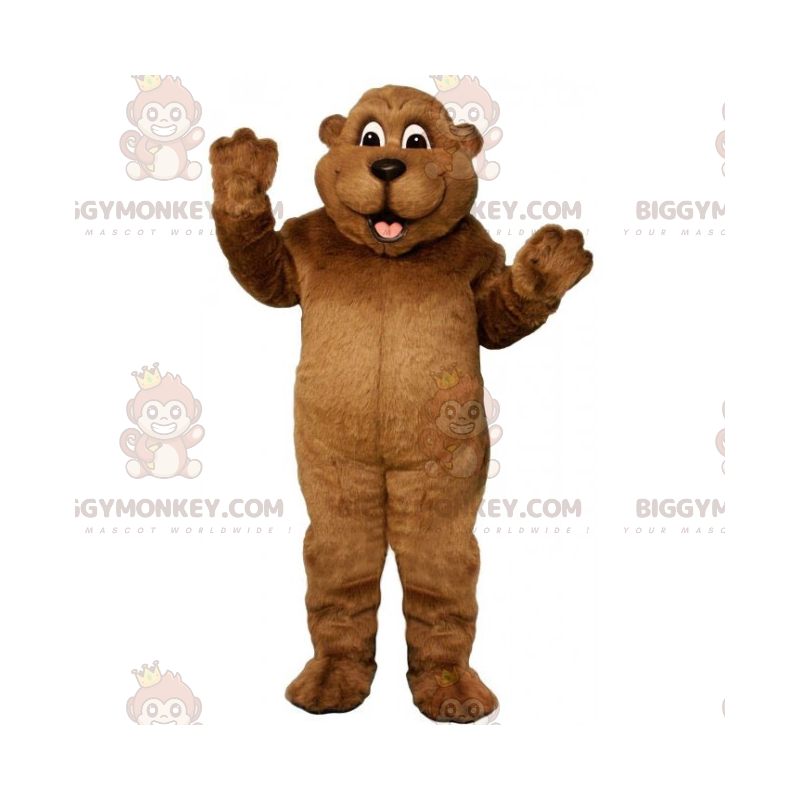 BIGGYMONKEY™ Costume da mascotte Scoiattolo marrone con un