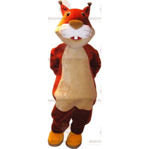 Costume de mascotte BIGGYMONKEY™ d'écureuil roux -