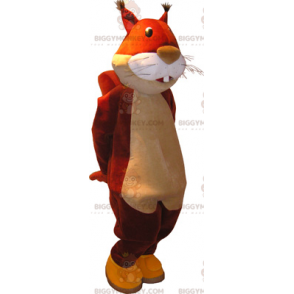 Traje de mascote de esquilo vermelho BIGGYMONKEY™ –