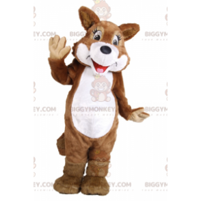 Costume de mascotte BIGGYMONKEY™ d'écureuil souriant -