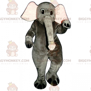 Costume de mascotte BIGGYMONKEY™ d'éléphant avec longue trompe