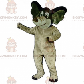 Costume de mascotte BIGGYMONKEY™ d'éléphant bicolore -