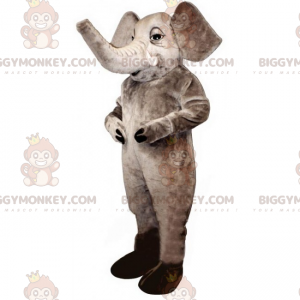 Costume da mascotte BIGGYMONKEY™ Elefante grigio -