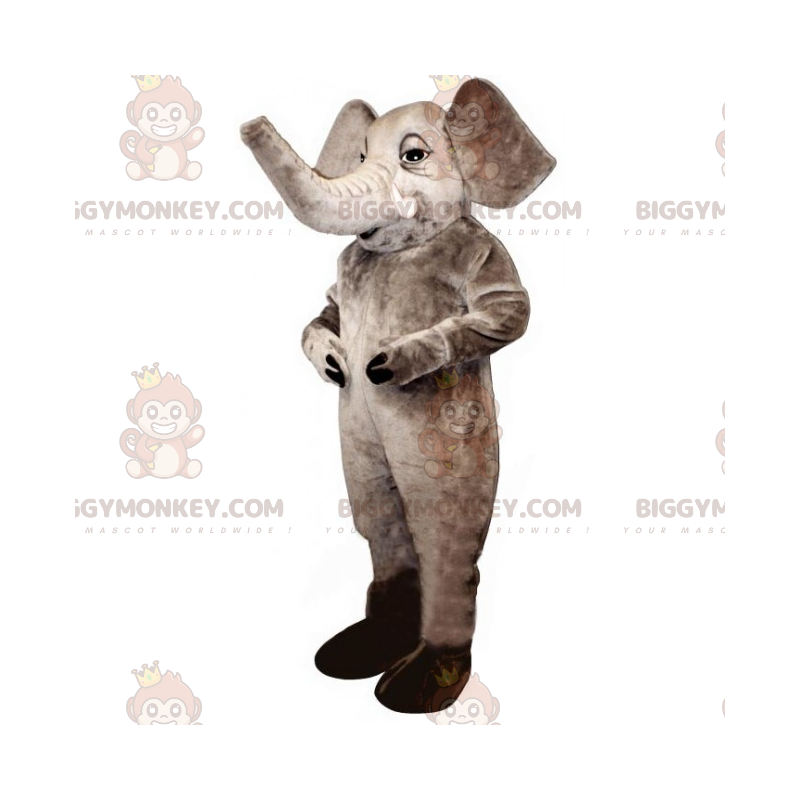 Costume da mascotte BIGGYMONKEY™ Elefante grigio -