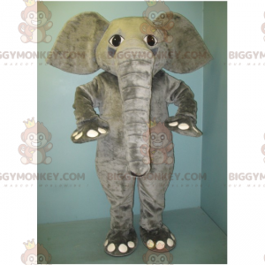 Costume de mascotte BIGGYMONKEY™ d'éléphant gris -