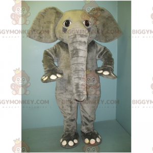 Grijze olifant BIGGYMONKEY™ mascottekostuum - Biggymonkey.com