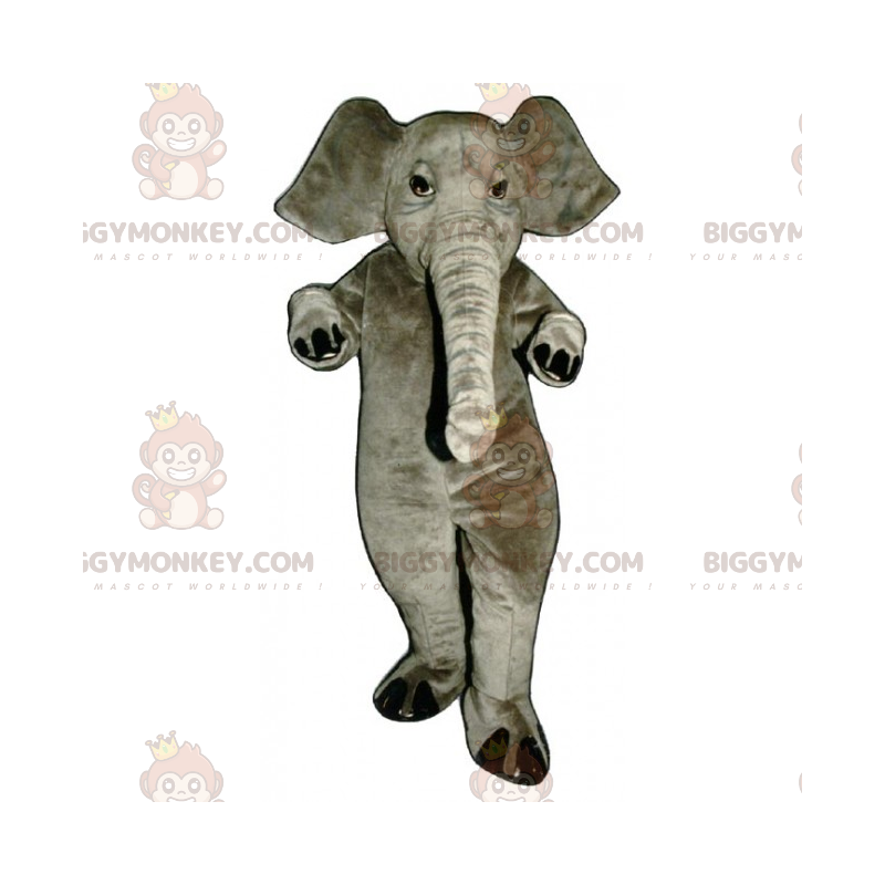 Costume de mascotte BIGGYMONKEY™ d'éléphant gris -