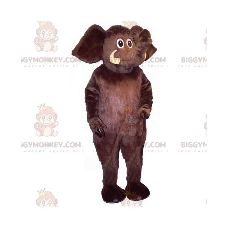 Costume de mascotte BIGGYMONKEY™ d'éléphant noir -