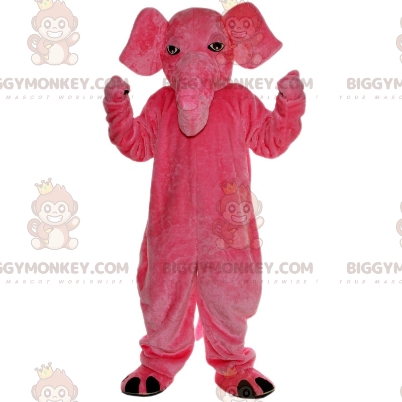 Kostium maskotka różowy słoń BIGGYMONKEY™ - Biggymonkey.com