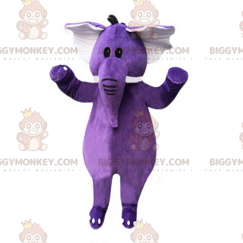 Fantasia de mascote Elefante Roxo BIGGYMONKEY™ – Biggymonkey.com