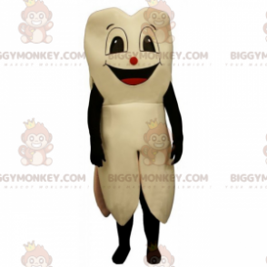 Costume de mascotte BIGGYMONKEY™ dent avec sourire -
