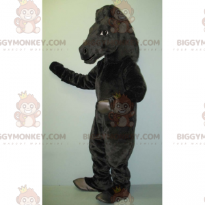Costume da mascotte stallone nero BIGGYMONKEY™ - Biggymonkey.com