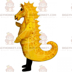 Costume da mascotte BIGGYMONKEY™ cavalluccio marino giallo -