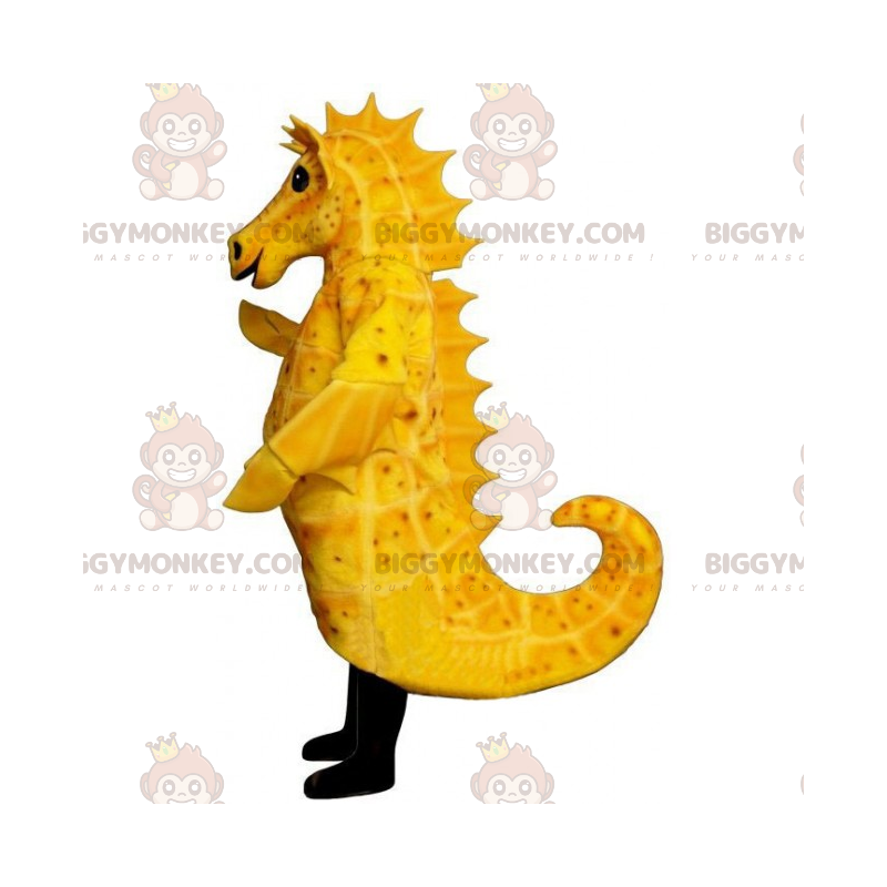 Costume da mascotte BIGGYMONKEY™ cavalluccio marino giallo -