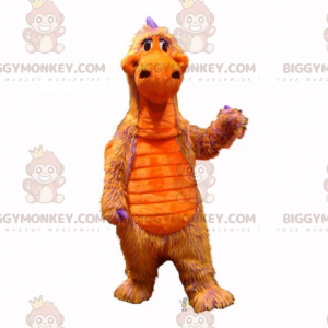 Orange Dinosaurier BIGGYMONKEY™ Maskottchen-Kostüm -