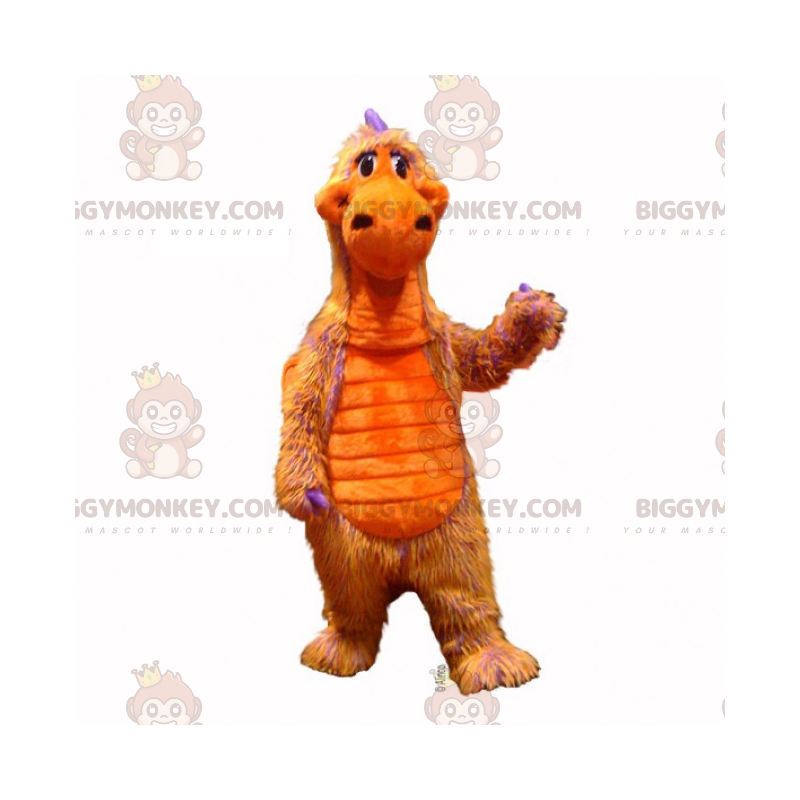 Costume da dinosauro arancione BIGGYMONKEY™ mascotte -