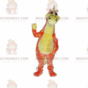 Kostium maskotki dinozaura z długą szyją BIGGYMONKEY™ -