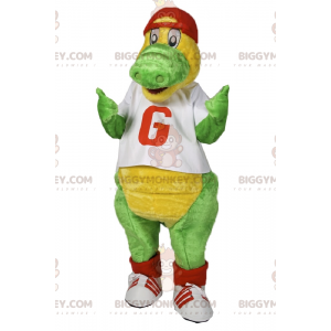 BIGGYMONKEY™ Dinosaurier-Maskottchenkostüm mit T-Shirt und