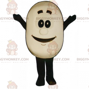 Egg BIGGYMONKEY™ maskottiasu hymyllä - Biggymonkey.com