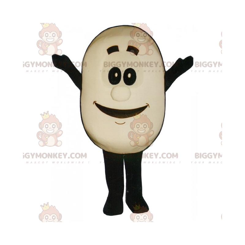 Disfraz de mascota Egg BIGGYMONKEY™ con sonrisa -