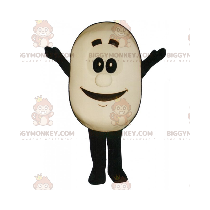 Egg BIGGYMONKEY™ Mascot Costume with Smile - Biggymonkey.com
