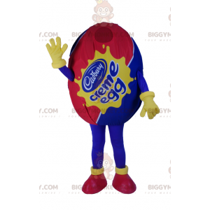 Disfraz de mascota BIGGYMONKEY™ de huevo de chocolate -