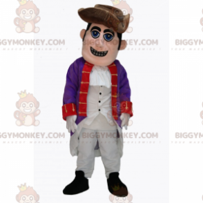 Costume de mascotte BIGGYMONKEY™ d'officier du 18e siècle -