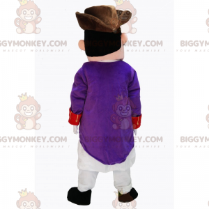 Disfraz de mascota BIGGYMONKEY™ de oficial del siglo XVIII -