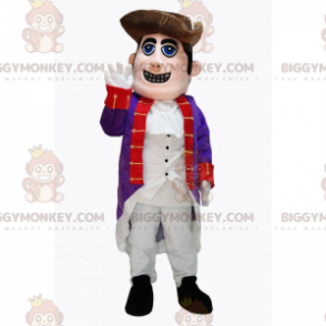 18e-eeuwse officier BIGGYMONKEY™ mascottekostuum -