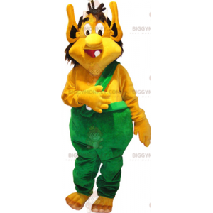 Costume de mascotte BIGGYMONKEY™ d'ogre jaune - Biggymonkey.com