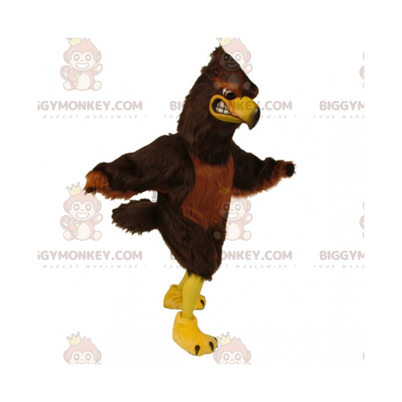 Bird BIGGYMONKEY™ maskottiasu - yksivärinen kotka -