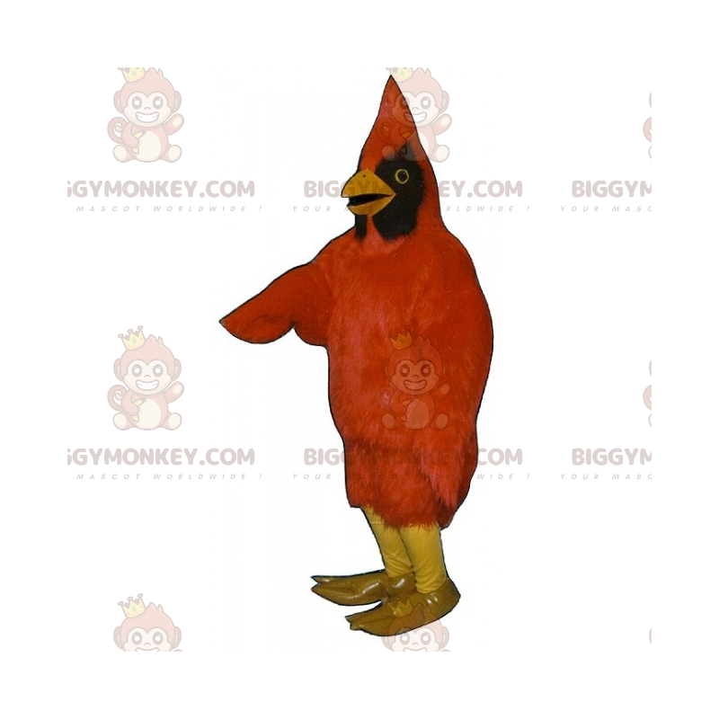 Traje de mascote de pássaro BIGGYMONKEY™ - Cardeal Vermelho –