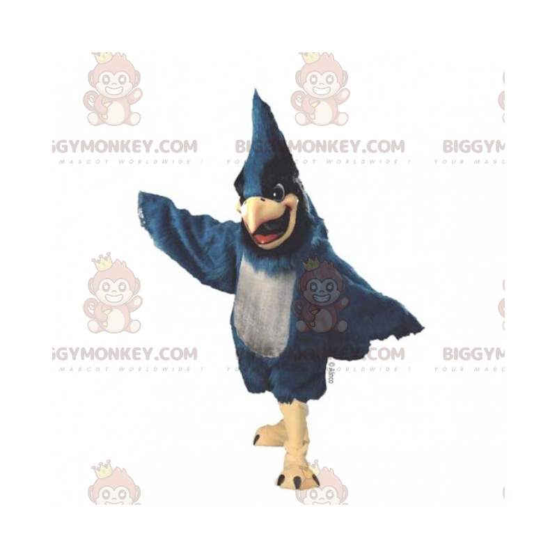 Costume de mascotte BIGGYMONKEY™ d'oiseau - Mésange bleu -