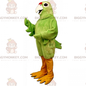 Vogel BIGGYMONKEY™ mascottekostuum - eenkleurige papegaai -