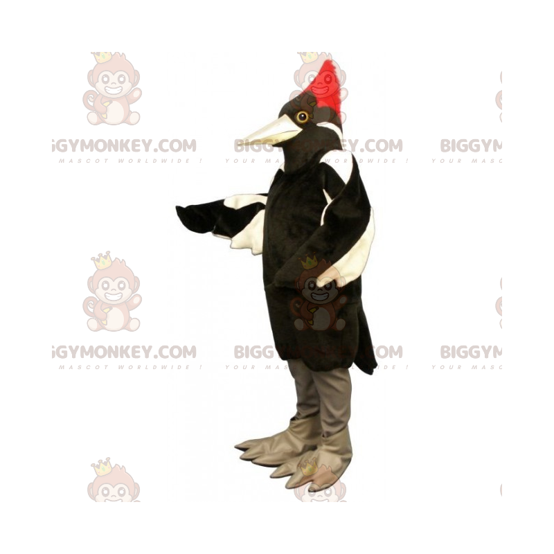 Costume da mascotte uccello crestato BIGGYMONKEY™ -