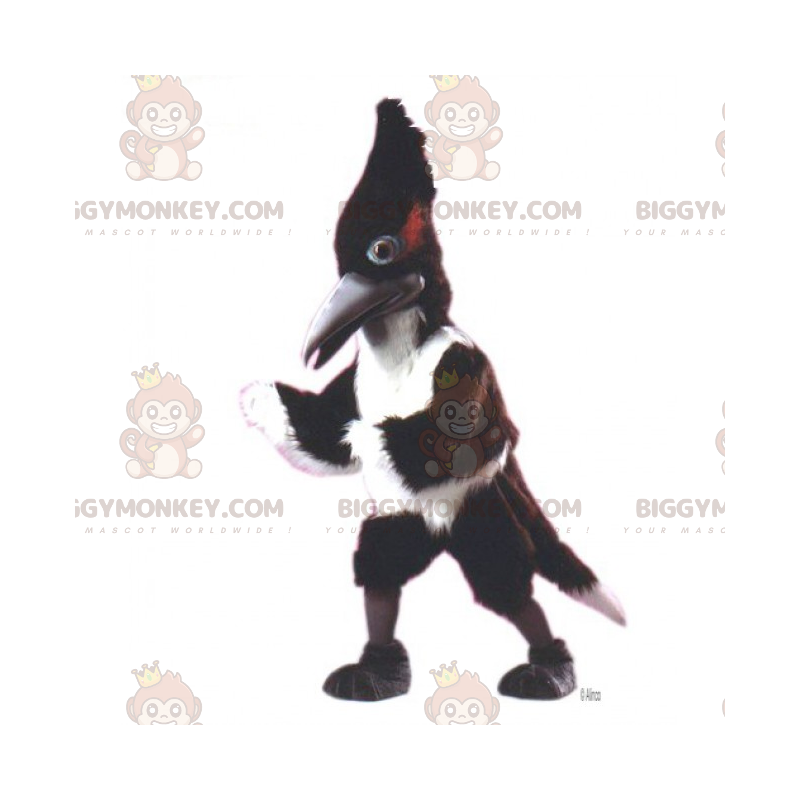 Traje de mascote de pássaro de crista longa BIGGYMONKEY™ –