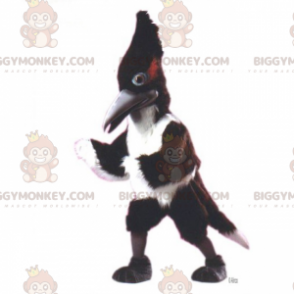BIGGYMONKEY™ mascottekostuum met lange kuifvogel -