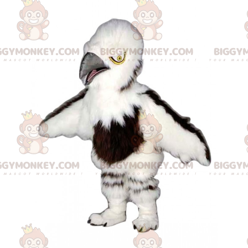 Morbido costume da mascotte BIGGYMONKEY™ con uccello peloso -