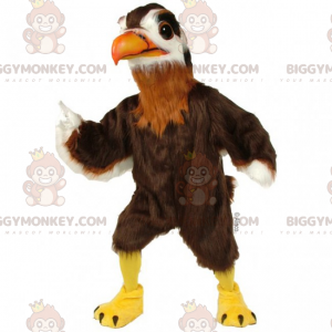 Costume de mascotte BIGGYMONKEY™ d'aigle au pelage marron -