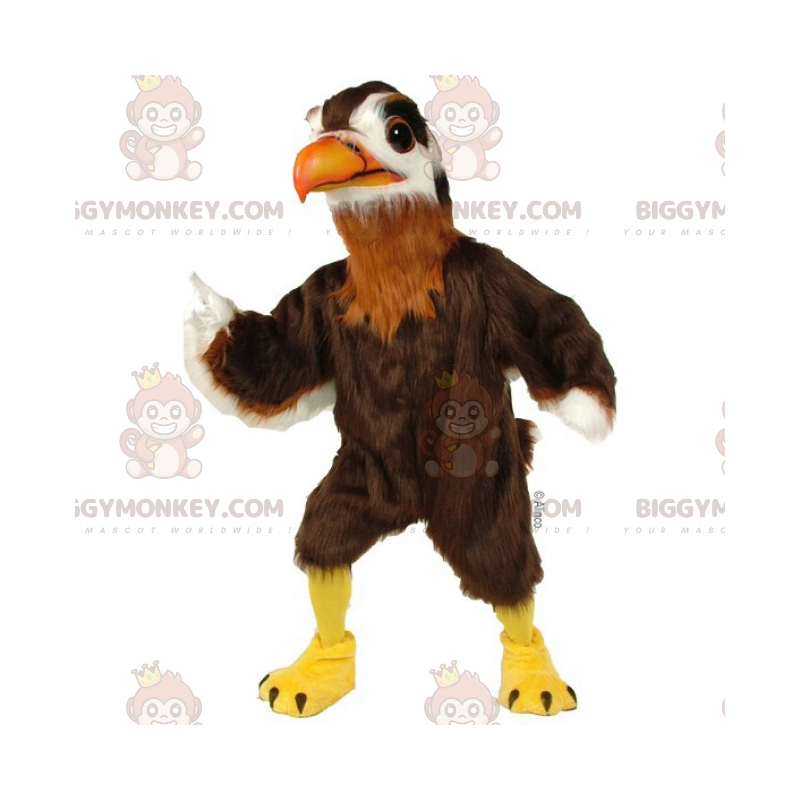 Costume de mascotte BIGGYMONKEY™ d'aigle au pelage marron -