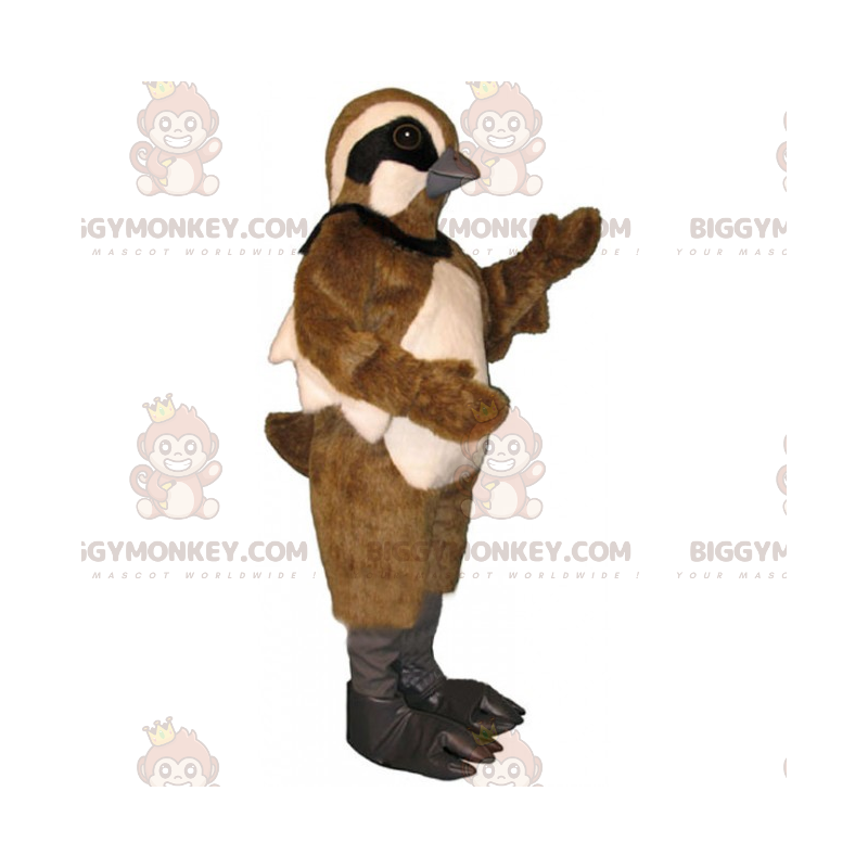 BIGGYMONKEY™ Costume mascotte passero piumaggio bicolore -