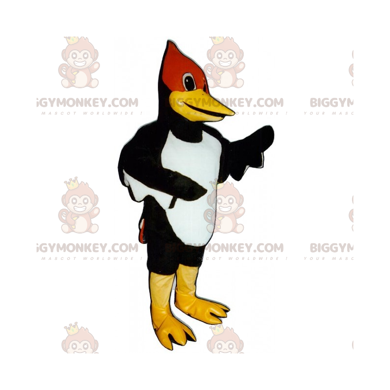 Disfraz de mascota BIGGYMONKEY™ de pájaro de cara roja -