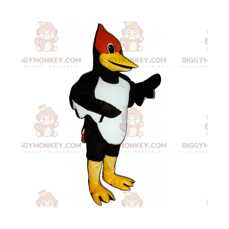 Fantasia de mascote de pássaro de cara vermelha BIGGYMONKEY™ –