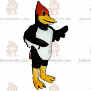 Costume da mascotte BIGGYMONKEY™ uccello dalla faccia rossa -