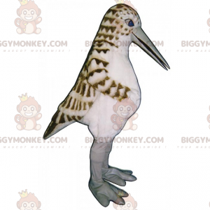 BIGGYMONKEY™ Costume da mascotte uccello con piume maculate -