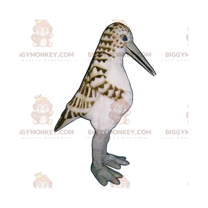 BIGGYMONKEY™ Maskottchen-Kostüm Vogel mit gefleckten Federn -