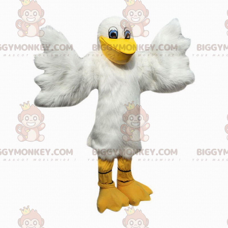 Blue Eyes White Bird BIGGYMONKEY™ maskotkostume -