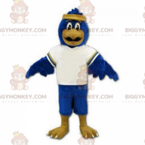 Disfraz de mascota Blue Bird BIGGYMONKEY™ con diadema -