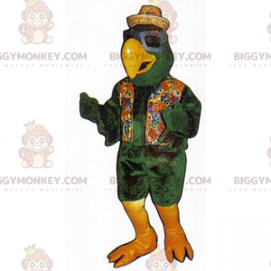 Traje de mascote de pássaro BIGGYMONKEY™ para praia –